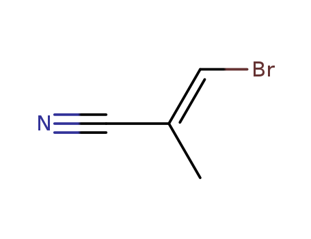 2-Propenenitrile,3-bromo-2-methyl-, (2E)-