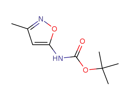 Molecular Structure of 174078-95-6 (Carbamic acid, (3-methyl-5-isoxazolyl)-, 1,1-dimethylethyl ester (9CI))
