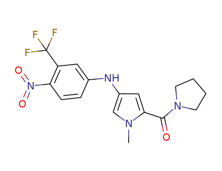 N-[4-(4-nitro-3-trifluoromethylphenylamino)-1-methylpyrrole-2-carbonyl]pyrrolidine