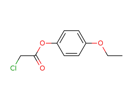 Molecular Structure of 119929-85-0 (4-ETHOXYPHENYL CHLOROACETATE)