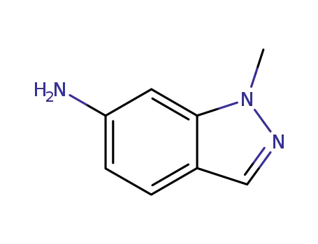 Molecular Structure of 74728-65-7 (1-METHYL-1H-INDAZOL-6-YLAMINE)