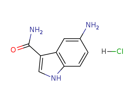 3-(Aminocarbonyl)-1H-indol-5-amine hydrochloride 0.5 hydrate, 97%