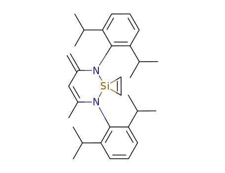 Molecular Structure of 1034170-45-0 (C<sub>5</sub>H<sub>6</sub>(NC<sub>6</sub>H<sub>3</sub>(CH(CH<sub>3</sub>)2)2)2SiC<sub>2</sub>H<sub>2</sub>)