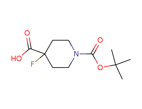 1-[(tert-butoxy)carbonyl]-4-fluoropiperidine-4-carboxylic acid