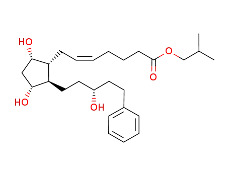 17-phenyl-13,14-dihydro-trinor-prostaglandin F2α isobutyl ester