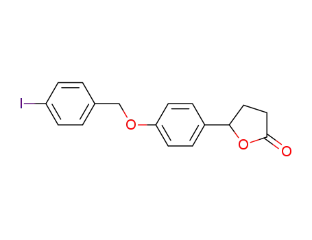 (RS)-5-[4-(4-iodobenzyloxy)phenyl]dihydrofuran-2(3H)-one