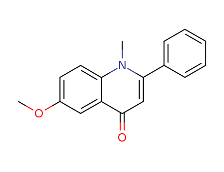 6878-08-6,6-methoxy-1-methyl-2-phenyl-4(1H)-quinolinone,6-Methoxy-1-methyl-2-phenyl-1H-quinolin-4-one;6-Methoxy-1-methyl-2-phenyl-1H-chinolin-4-on;Edulin;1-Methyl-2-phenyl-6-methoxychinolon-4;