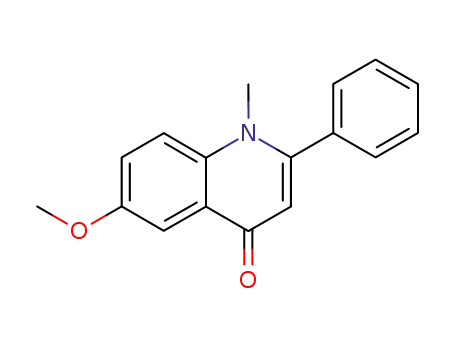 Molecular Structure of 6878-08-6 (6-methoxy-1-methyl-2-phenyl-4(1H)-quinolinone)