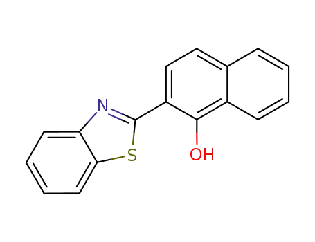 Molecular Structure of 76995-70-5 (1-Naphthalenol, 2-(2-benzothiazolyl)-)