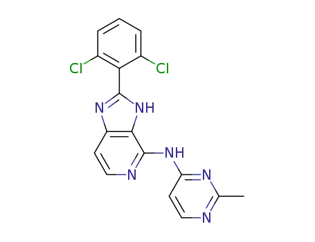2-(2,6-dichlorophenyl)-N-(2-methylpyrimidin-4-yl)-3H-imidazo-[4,5-c]pyridin-4-amine