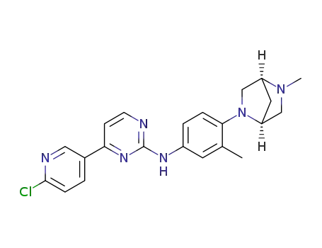 4-(6-(chloro)pyridin-3-yl)-N-(3-methyl-4-((1S,4S)-5-methyl-2,5-diazabicyclo[2.2.1]heptan-2-yl)phenyl)pyrimidin-2-amine