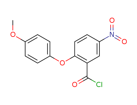 Benzoylchloride, 2-(4-methoxyphenoxy)-5-nitro-