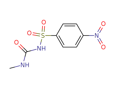 Molecular Structure of 52102-45-1 (N-(methylcarbamoyl)-4-nitrobenzenesulfonamide)