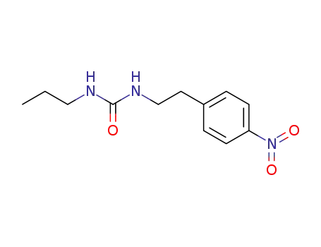 Molecular Structure of 149340-93-2 (N-[2-(4-Nitrophenyl)ethyl]-N'-propylurea)