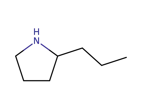 Molecular Structure of 1121-44-4 (2-Propylpyrrolidine)