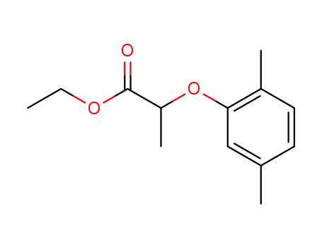 Molecular Structure of 153472-90-3 (Propanoic acid, 2-(2,5-dimethylphenoxy)-, ethyl ester)