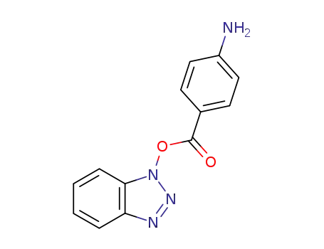 Molecular Structure of 88744-38-1 (benzotriazol-1-yl p-aminobenzoate)