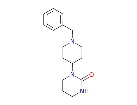 Molecular Structure of 61220-38-0 (2(1H)-Pyrimidinone,tetrahydro-1-[1-(phenylmethyl)-4-piperidinyl]-)