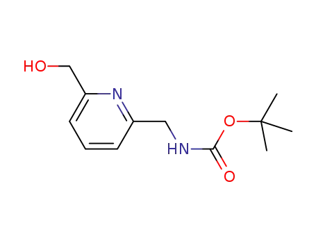 Molecular Structure of 153621-48-8 ([[6-HYDROXYMETHYL)-2-PYRIDINYL]METHYL]-CARBAMIC ACID, 1,1-DIMETHYLETHYL ESTER)