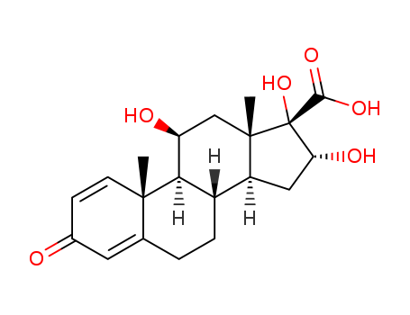 (8S,9S,10R,11S,13S,14S,16R,17S)-11,16,17-trihydroxy-10,13-dimethyl-3-oxo-6,7,8,9,10,11,12,13,14,15,16,17-dodecahydro-3H-cyclopenta[a]phenanthrene-17-carboxylic acid