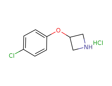 Molecular Structure of 490021-97-1 (3-(4-CHLOROPHENOXY)AZETIDINE HYDROCHLORIDE)