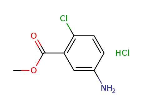 Benzoic acid, 5-amino-2-chloro-, methyl ester, hydrochloride