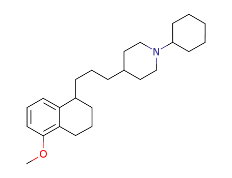 Piperidine, 1-cyclohexyl-4-[3-(1,2,3,4-tetrahydro-5-methoxy-1-naphthalenyl)propyl]-
