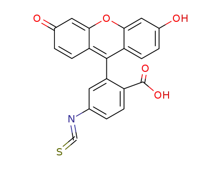 4-Isothiocyanato-2-(3-oxo-6-hydroxy-3H-xanthene-9-yl)benzoic acid