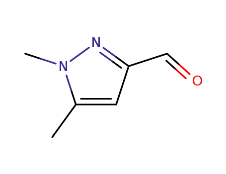 Molecular Structure of 25016-10-8 (1,5-DIMETHYL-1H-PYRAZOLE-3-CARBALDEHYDE)