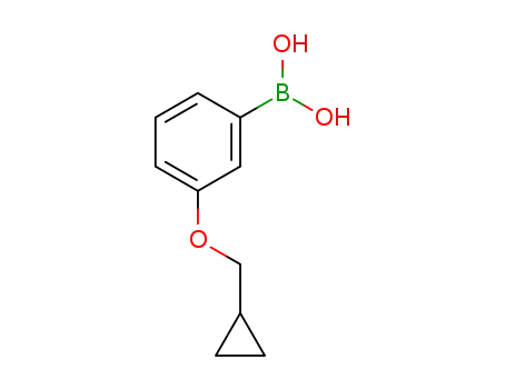 Molecular Structure of 411229-76-0 (3-(CYCLOPROPYLMETHOXY)BENZENEBORONIC ACID)