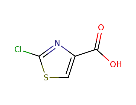 Molecular Structure of 5198-87-8 (2-Chloro-1,3-thiazole-4-carboxylic acid)