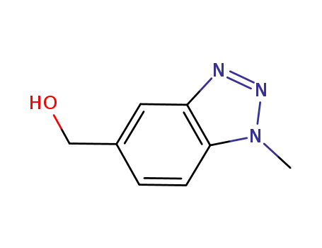 Molecular Structure of 120321-72-4 (1-Methyl-1H-benzotriazole-5-methanol)
