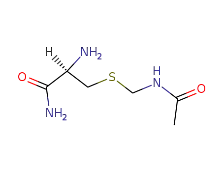 Molecular Structure of 85909-35-9 ((S)-3-[[(acetylamino)methyl]thio]-2-aminopropionamide)