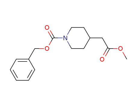 Benzyl 4-(2-methoxy-2-oxoethyl)-1-piperidinecarboxylate