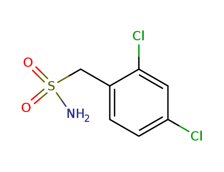 Molecular Structure of 111249-25-3 (Benzenemethanesulfonamide, 2,4-dichloro-)