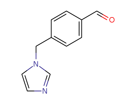 Molecular Structure of 102432-03-1 (4-(1H-IMIDAZOL-1-YLMETHYL)BENZALDEHYDE)