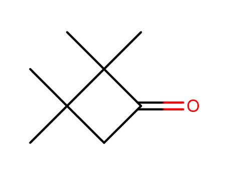 Molecular Structure of 4070-14-8 (2,2,3,3-Tetramethylcyclobutanone)