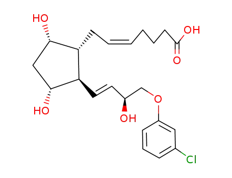 Molecular Structure of 54276-22-1 ((+)-15(S)-CLOPROSTENOL)