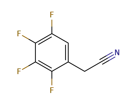 Molecular Structure of 53001-74-4 (2,3,4,5-Tetrafluorophenylacetonitrile)