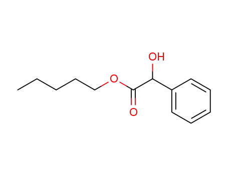 Molecular Structure of 20309-57-3 (pentyl hydroxy(phenyl)acetate)