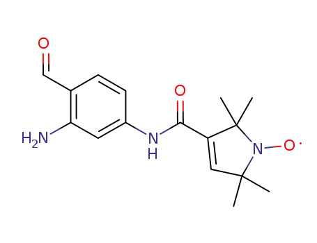 N-(3-amino-4-formylphenyl)-1-hydroxy-2,2,5,5-tetramethyl-3-pyrrolin-1-oxyl-3-carboxamide