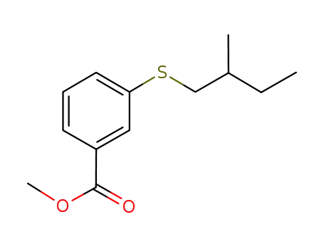 methyl 3-(2-methylbutylthio)benzoate