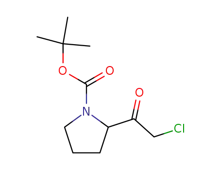 Molecular Structure of 848819-60-3 (1-BOC-2-(2'-CHLOROACETYL)-PYRROLIDINE)