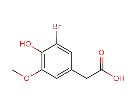 3-Bromo-4-hydroxy-5-methoxyphenylacetic acid 206559-42-4