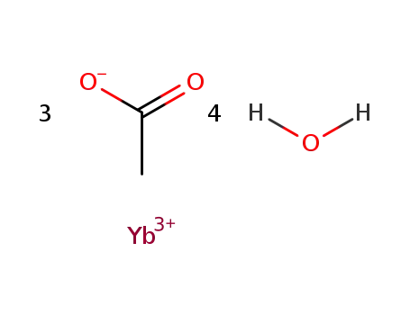 Acetic acid,ytterbium(3+) salt, tetrahydrate (8CI,9CI)