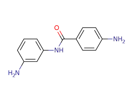 Molecular Structure of 2657-85-4 (4-Amino-N-(3-Aminophenyl)-Benzamide)
