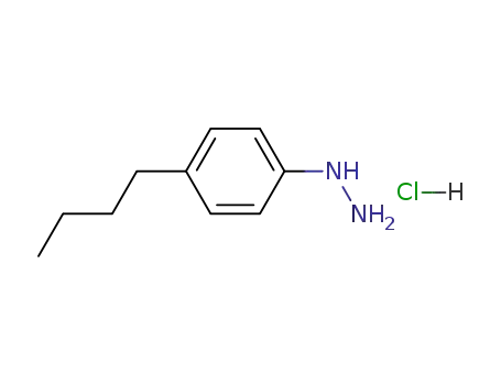 Molecular Structure of 64287-11-2 (4-N-BUTYLPHENYLHYDRAZINE HYDROCHLORIDE)