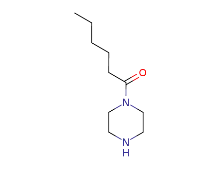 Molecular Structure of 18903-05-4 (1-HEXANOYL-PIPERAZINE)
