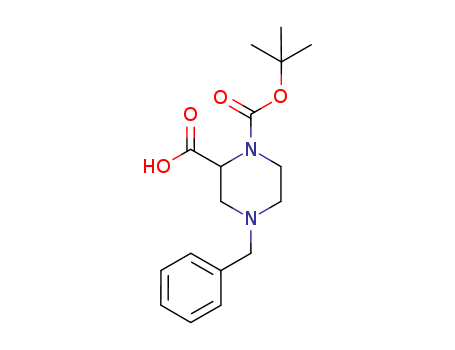 4-benzyl-1-[(2-methylpropan-2-yl)oxycarbonyl]piperazine-2-carboxylic acid