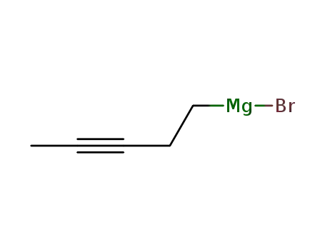 Molecular Structure of 126459-56-1 (Magnesium, bromo-3-pentynyl-)